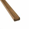 Whitecap Teak 3/4in Track Bulkhead Molding 5-ft Length 60825